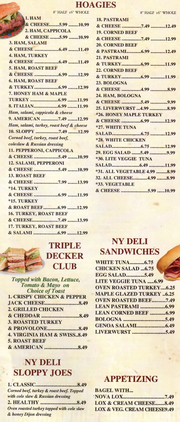 BAGEL & DELI - 576 W Side Ave, Jersey City, New Jersey - Bagels - Phone  Number - Menu - Yelp